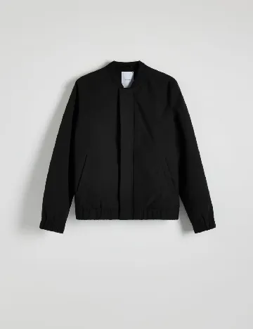 Geaca Reserved, negru Negru