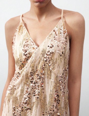Rochie medie SHEIN, crem