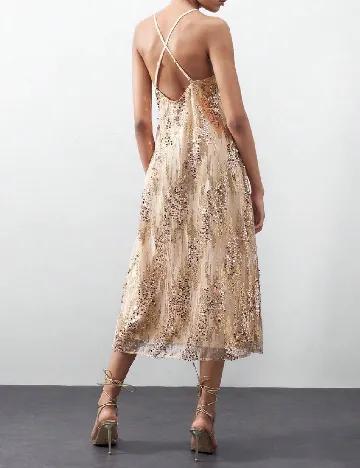 Rochie medie SHEIN, crem Crem