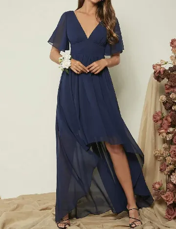 Rochie lunga SHEIN, bleumarin Albastru