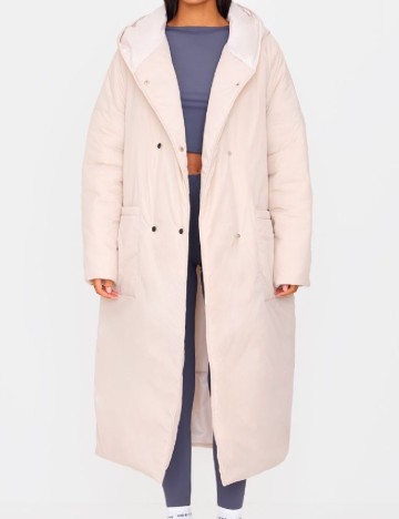 Geaca PrettyLittleThing, crem