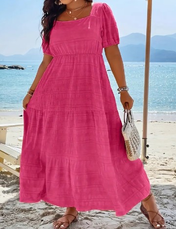 Rochie lunga SHEIN, roz