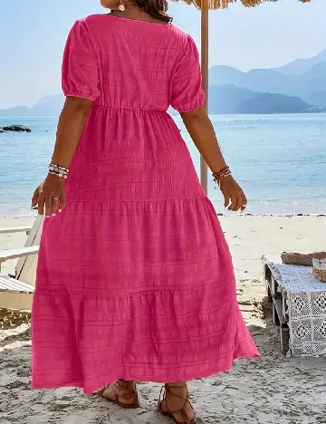 Rochie lunga SHEIN, roz Roz