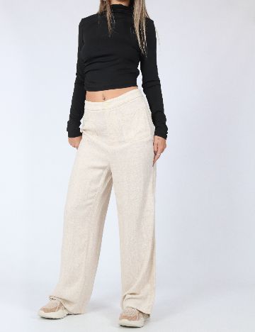 Pantaloni SHEIN, crem