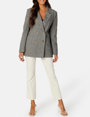 Sacou Oversize Pieces, gri