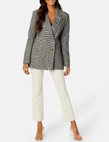 Sacou Oversize Pieces, gri Gri