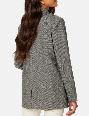 Sacou Oversize Pieces, gri