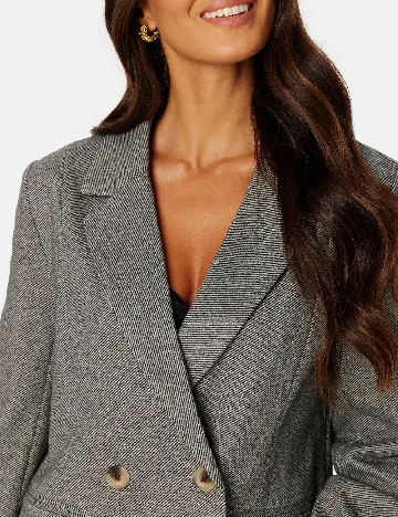 Sacou Oversize Pieces, gri Gri