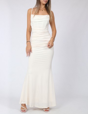 Rochie lunga SHEIN, ecru
