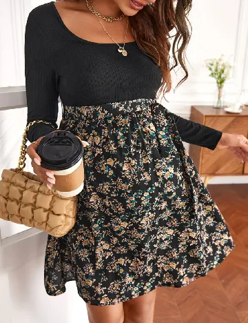 Rochie scurta SHEIN Maternity, negru Negru