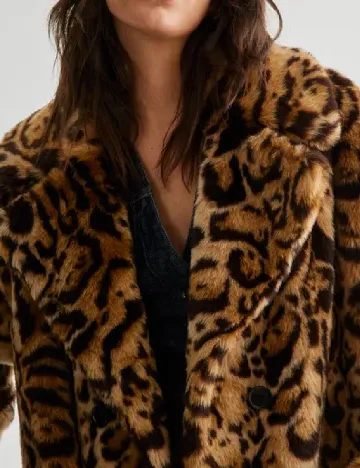 Palton Nasty Gal, animal print Animal print
