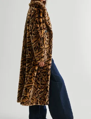 Palton Nasty Gal, animal print Animal print