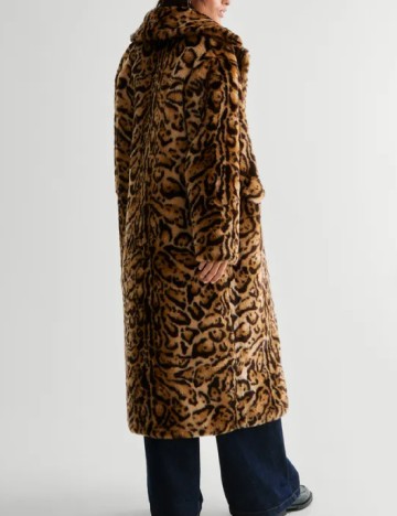 Palton Nasty Gal, animal print