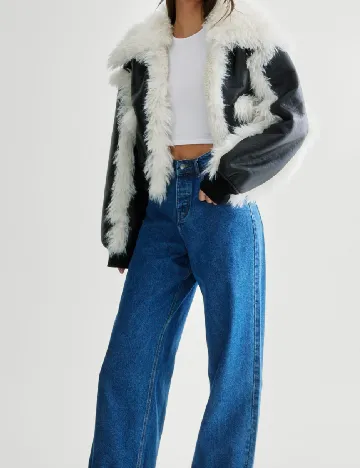 Jacheta Nasty Gal, negru Negru
