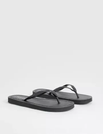 Slapi Boohoo, negru Negru