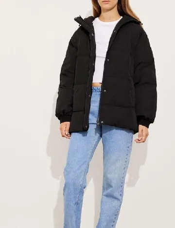 Geaca Oversize Envii, negru Negru
