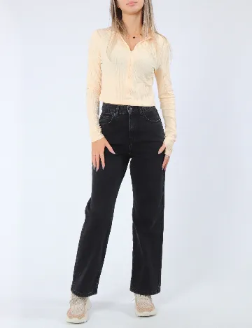 Top SHEIN, piersica Portocaliu