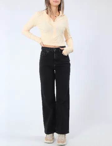 Top SHEIN, piersica Portocaliu
