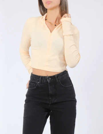 Top SHEIN, piersica Portocaliu