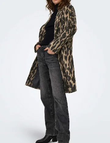 Palton Only, animal print Animal print