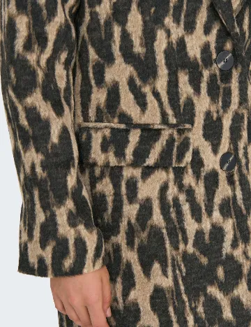 Palton Only, animal print Animal print