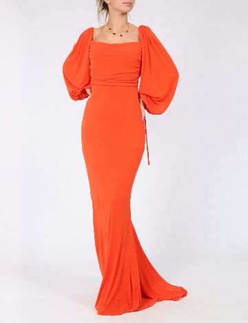 Rochie lunga Love&Lemonade, portocaliu