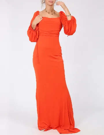 Rochie lunga Love&Lemonade, portocaliu Portocaliu