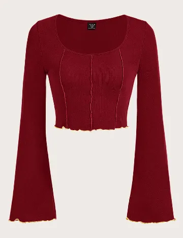 Top SHEIN CURVE, rosu Rosu