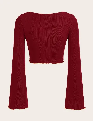 Top SHEIN CURVE, rosu Rosu