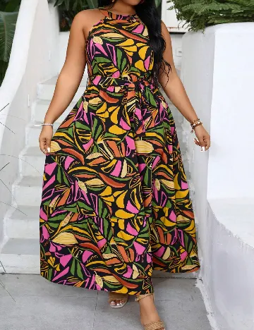 Rochie lunga SHEIN CURVE, mix culori Mix culori