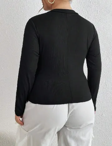 Bluza SHEIN CURVE, negru Negru