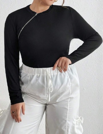 Bluza SHEIN CURVE, negru