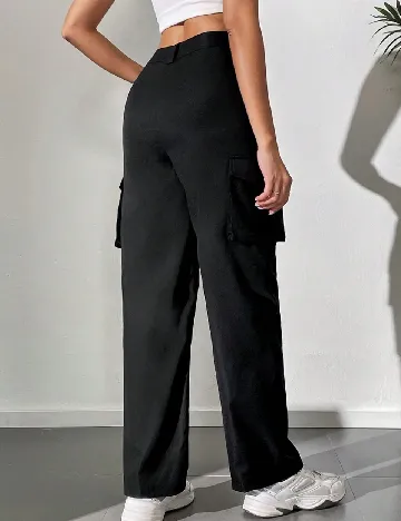 Pantaloni SHEIN, negru Negru