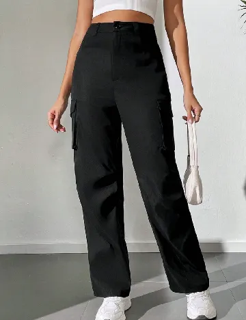 Pantaloni SHEIN, negru Negru