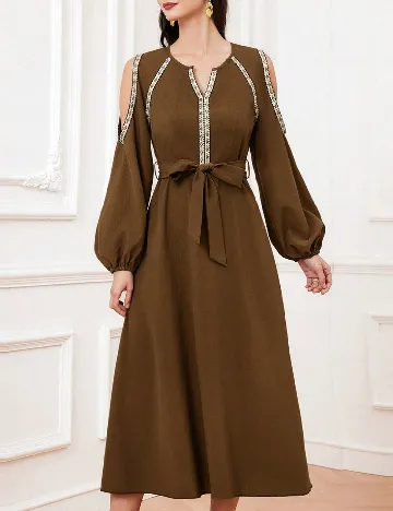 Rochie medie SHEIN, maro Maro
