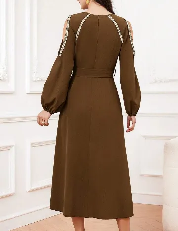 Rochie medie SHEIN, maro Maro
