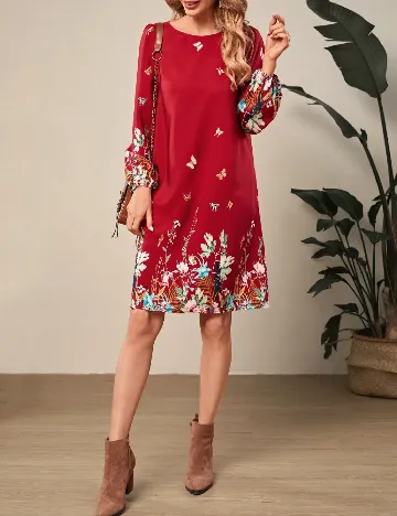 Rochie scurta SHEIN, rosu Rosu