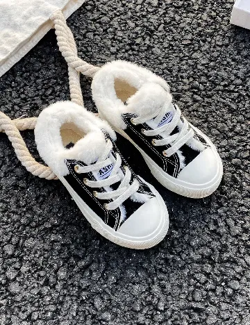 Ghete Shein Kids, negru Negru