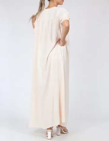 Rochie lunga SHEIN, ecru Alb