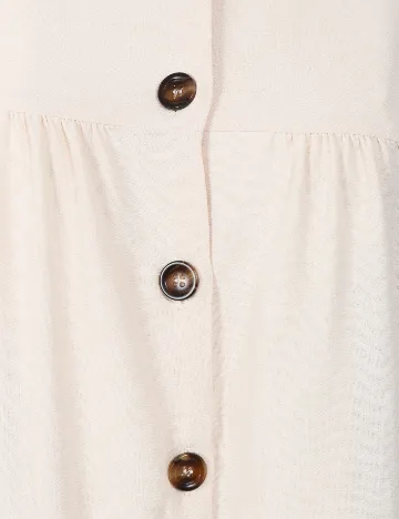 Rochie lunga SHEIN, ecru Alb