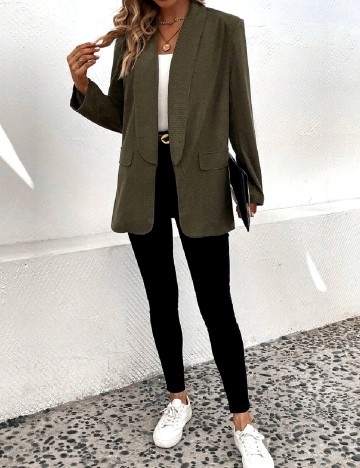 Blazer SHEIN, verde