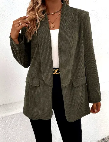 Blazer SHEIN, verde Verde