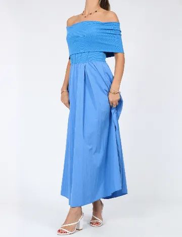 Rochie lunga SHEIN, albastru Albastru