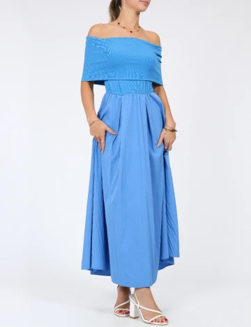 Rochie lunga SHEIN, albastru Albastru