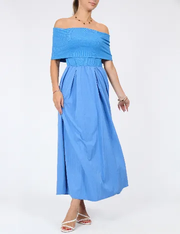 Rochie lunga SHEIN, albastru Albastru