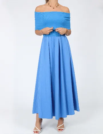 Rochie lunga SHEIN, albastru Albastru