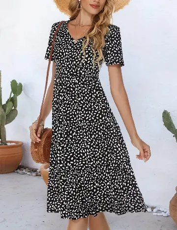 Rochie medie SHEIN, negru Negru