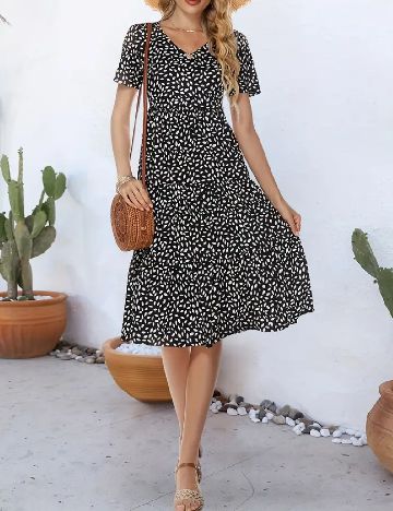 Rochie medie SHEIN, negru