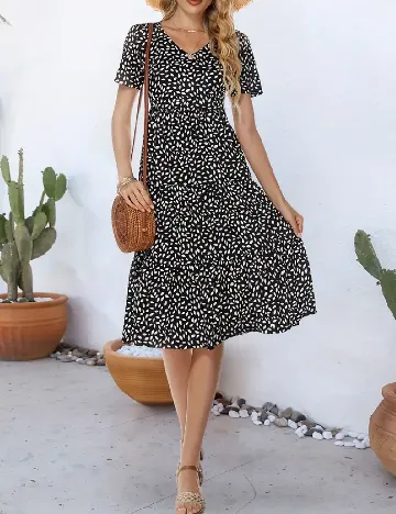 Rochie medie SHEIN, negru Negru