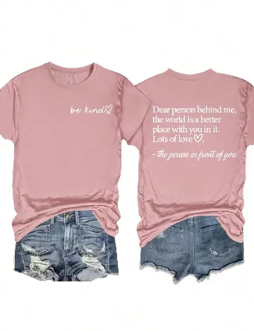Tricou SHEIN, roz Roz